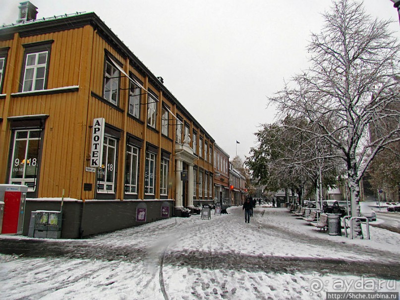 Тронхейм. Зимние зарисовки исторического центра