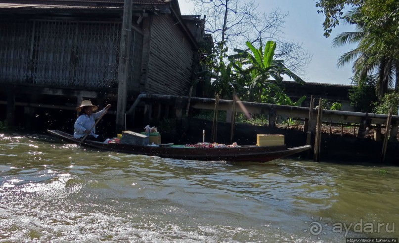По каналам тайской Венеции — плавучая деревня-рынок