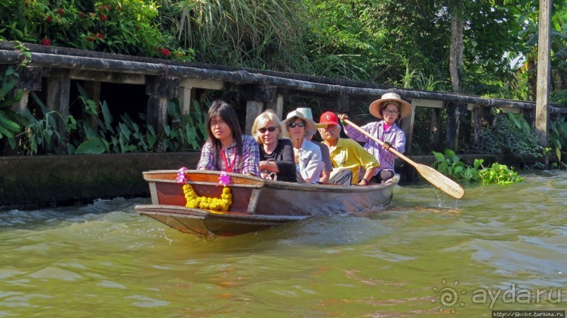 По каналам тайской Венеции — плавучая деревня-рынок
