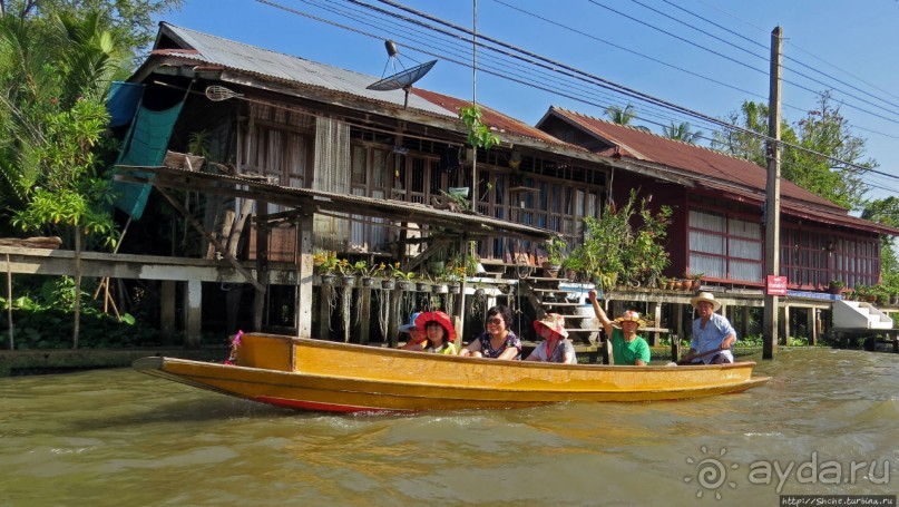 По каналам тайской Венеции — плавучая деревня-рынок