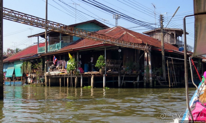 По каналам тайской Венеции — плавучая деревня-рынок