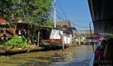 По каналам тайской Венеции — плавучая деревня-рынок