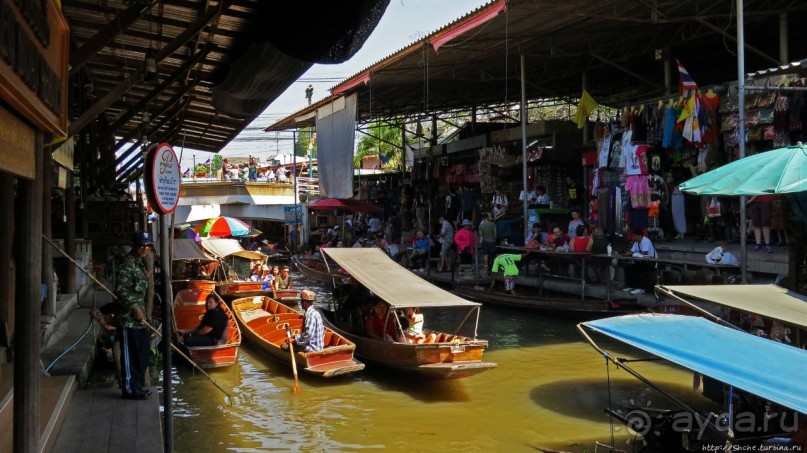 По каналам тайской Венеции — плавучая деревня-рынок
