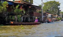 По каналам тайской Венеции — плавучая деревня-рынок