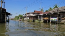 По каналам тайской Венеции — плавучая деревня-рынок