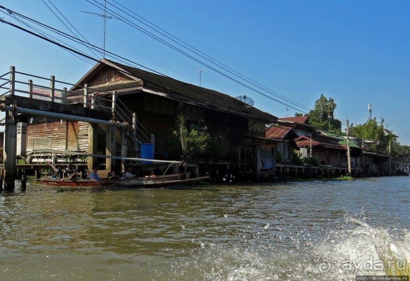 По каналам тайской Венеции — плавучая деревня-рынок