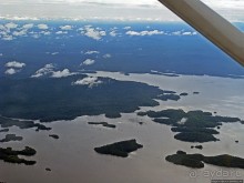 Под крылом самолета... Дельта реки Ориноко