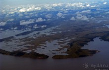 Под крылом самолета... Дельта реки Ориноко