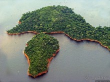 Под крылом самолета... Дельта реки Ориноко