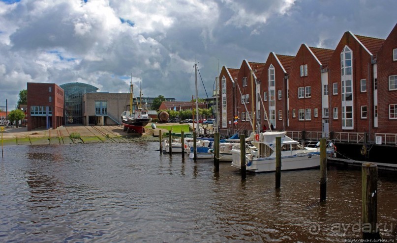 Гавань Хузума — самое живописное и оживленное место города