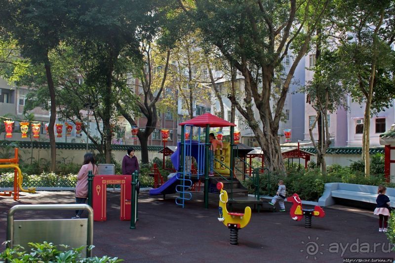 Когда в Гонконге все спокойно. Уютный парк среди небоскребов