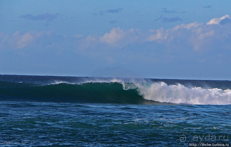 Бьют волны, а мне прикольно... Северное побережье Оаху