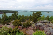 Останки башни Notvikstornet и природа Аландов