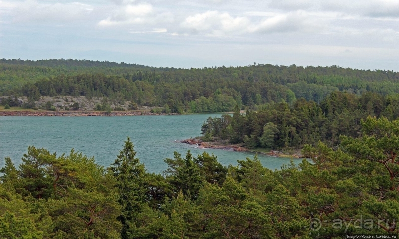 Останки башни Notvikstornet и природа Аландов