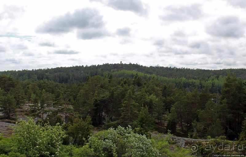 Останки башни Notvikstornet и природа Аландов