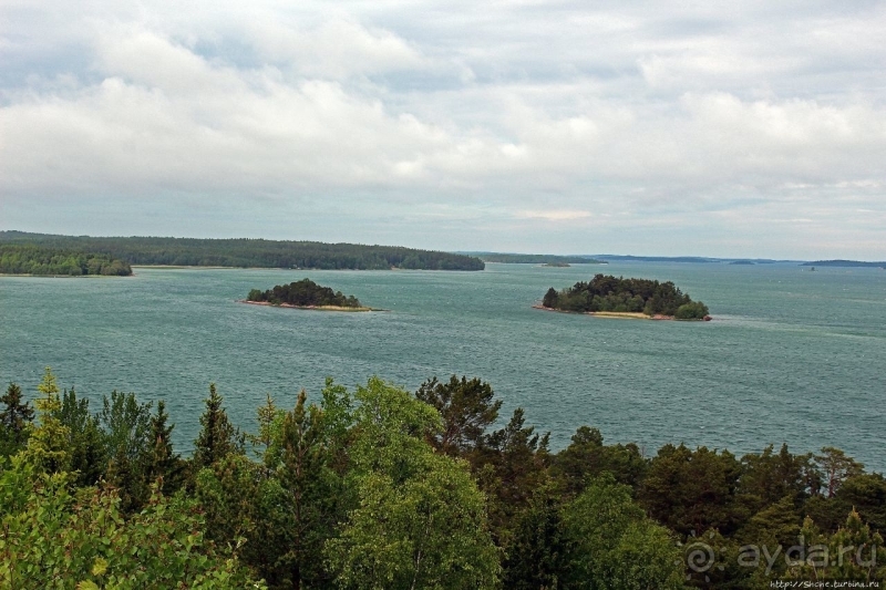 Останки башни Notvikstornet и природа Аландов