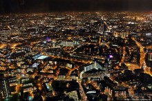 Ночной Лондон со смотровой небоскреба "The Shard" (Осколок)