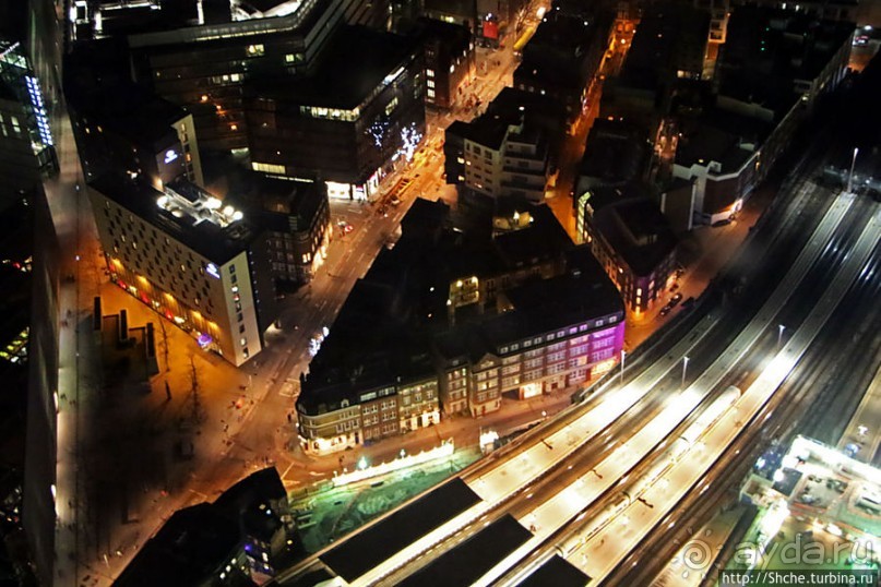 Ночной Лондон со смотровой небоскреба "The Shard" (Осколок)