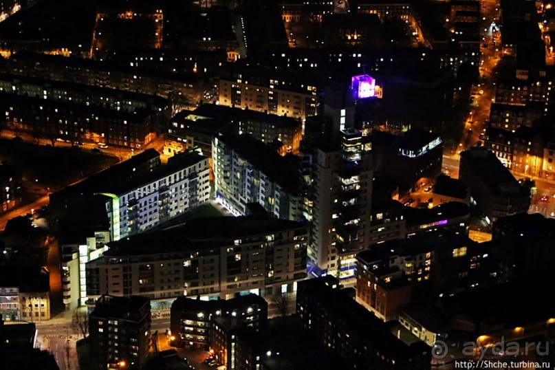 Ночной Лондон со смотровой небоскреба "The Shard" (Осколок)
