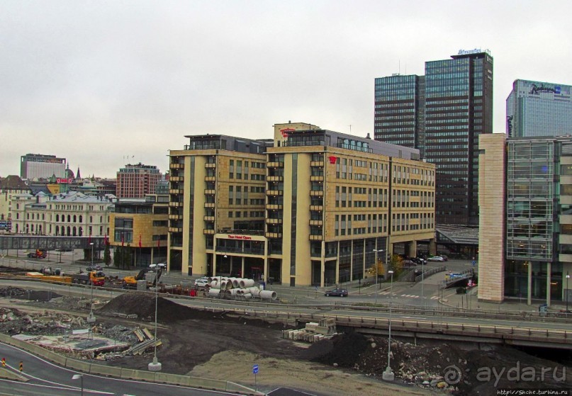 Осло-фьорд с крыши "Айсберга"