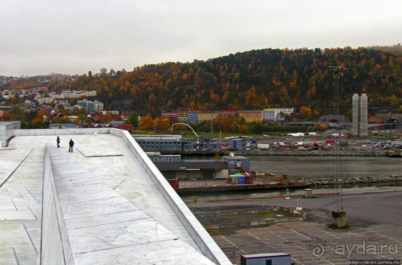 Осло-фьорд с крыши "Айсберга"