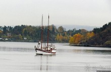 Осло-фьорд с крыши "Айсберга"