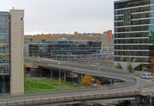 Осло-фьорд с крыши "Айсберга"