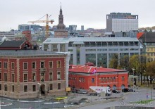 Осло-фьорд с крыши "Айсберга"