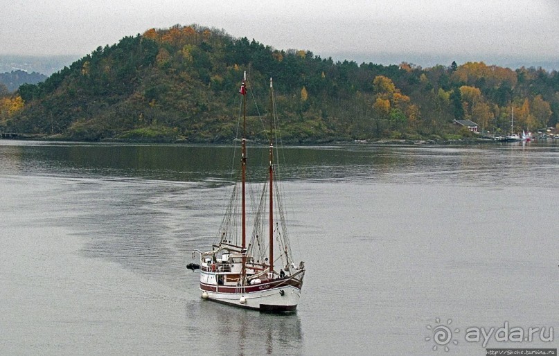 Осло-фьорд с крыши "Айсберга"