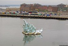 Осло-фьорд с крыши "Айсберга"