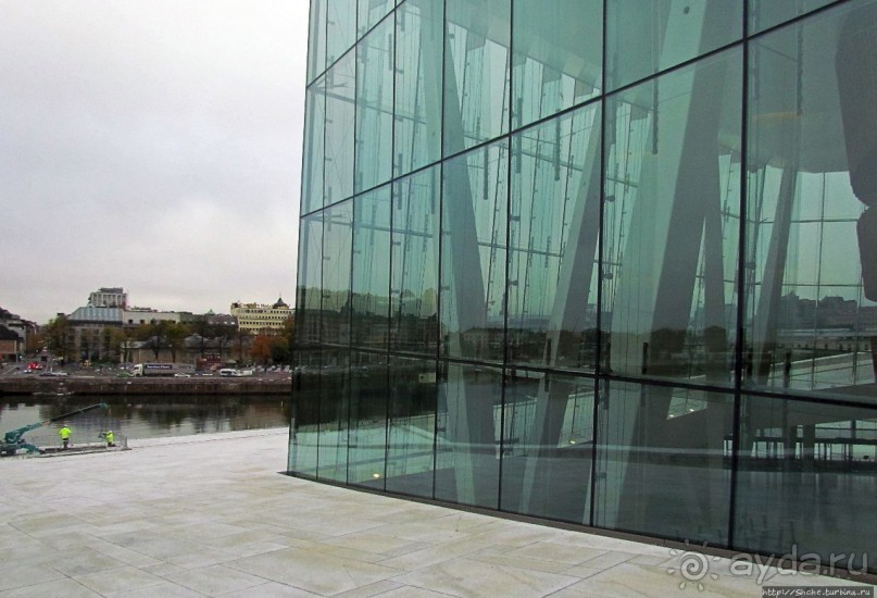 Осло-фьорд с крыши "Айсберга"