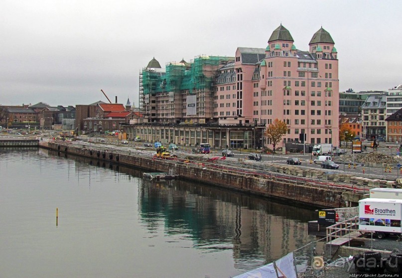 Осло-фьорд с крыши "Айсберга"