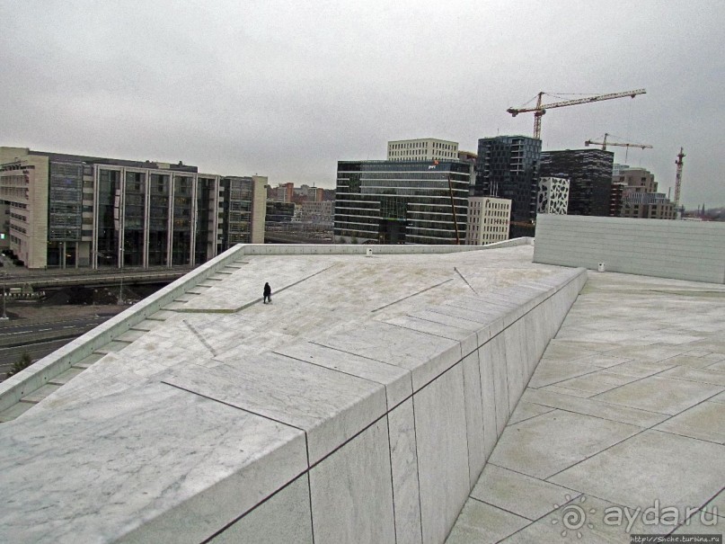 Осло-фьорд с крыши "Айсберга"