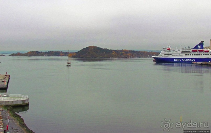 Осло-фьорд с крыши "Айсберга"