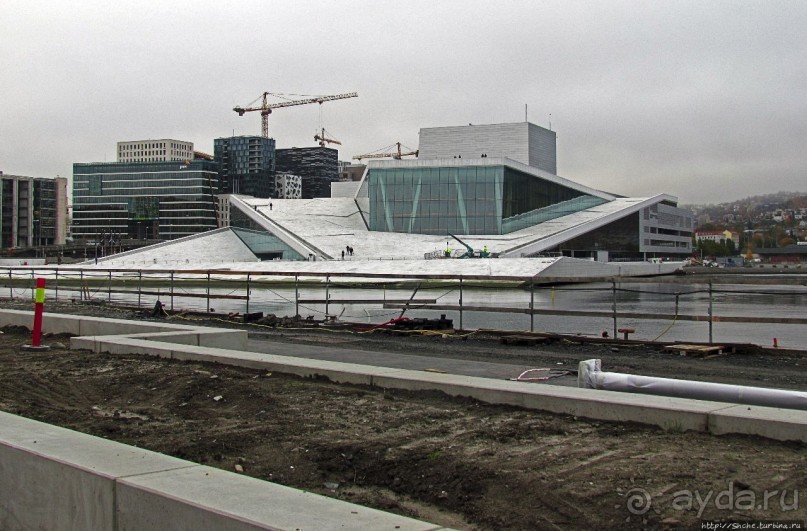 Осло-фьорд с крыши "Айсберга"