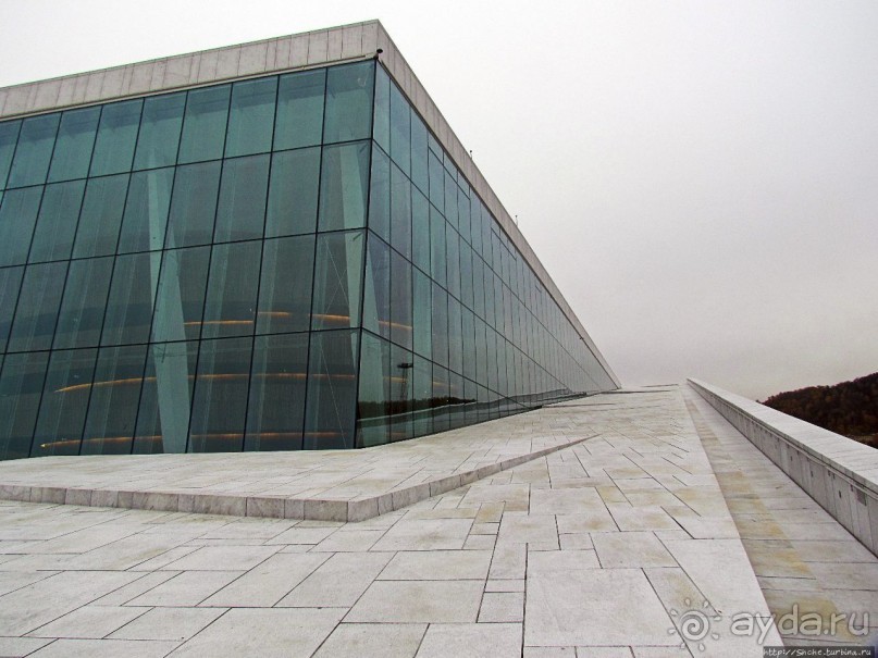 Осло-фьорд с крыши "Айсберга"