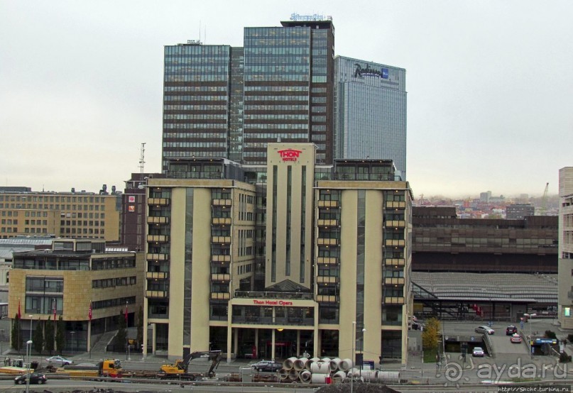 Осло-фьорд с крыши "Айсберга"