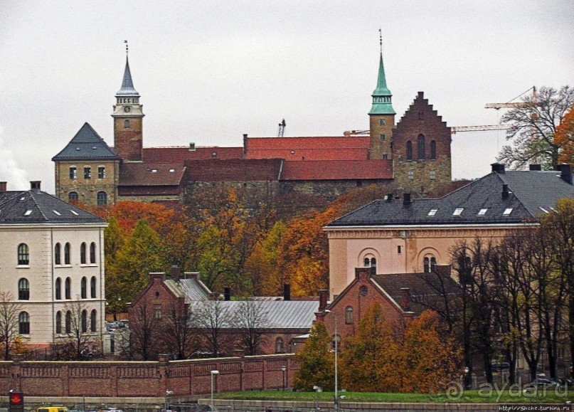 Осло-фьорд с крыши "Айсберга"