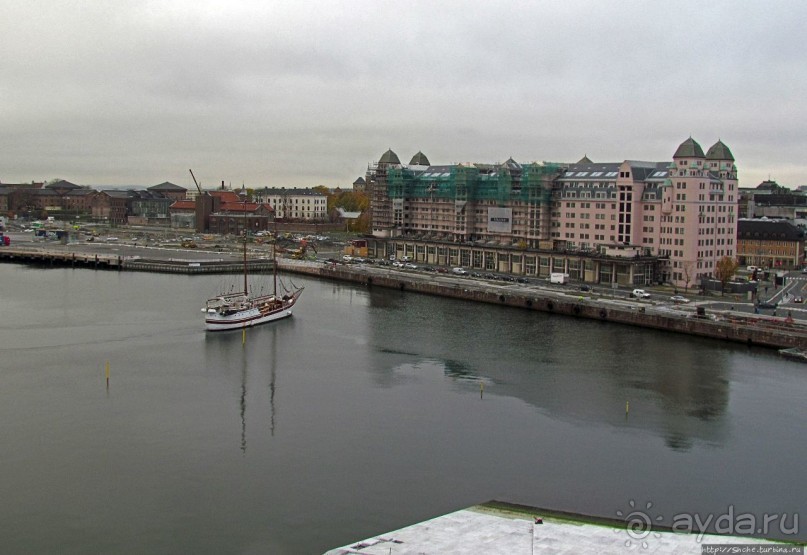 Осло-фьорд с крыши "Айсберга"