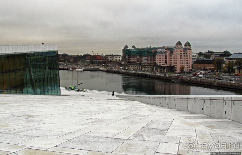 Осло-фьорд с крыши "Айсберга"