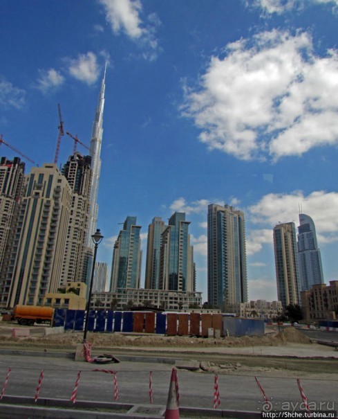 Обратная сторона Дубайского Даунтауна