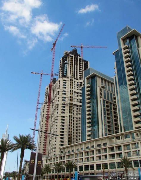 Обратная сторона Дубайского Даунтауна