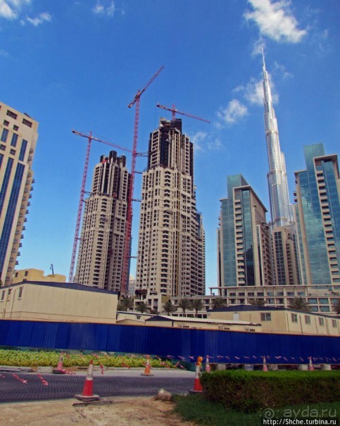 Обратная сторона Дубайского Даунтауна