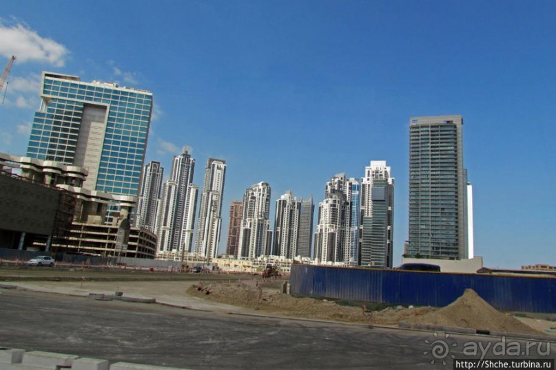 Обратная сторона Дубайского Даунтауна