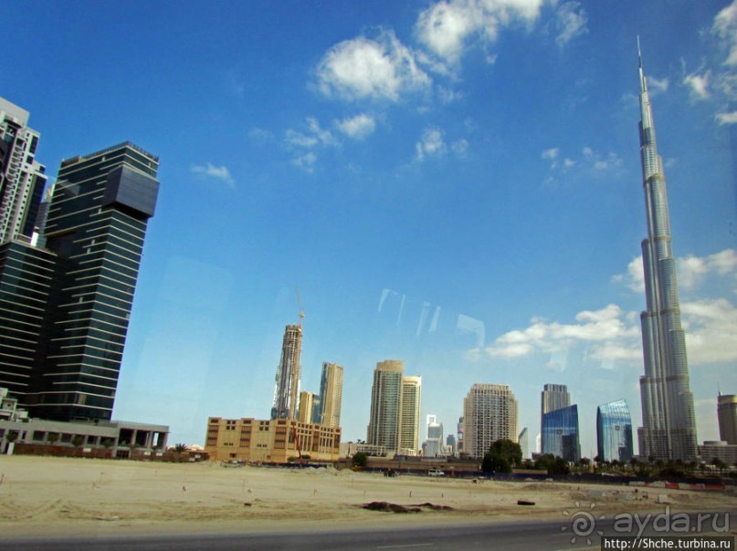 Обратная сторона Дубайского Даунтауна