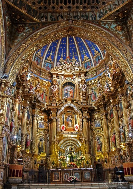 Роскошная! Церковь святого Францизска в Кито