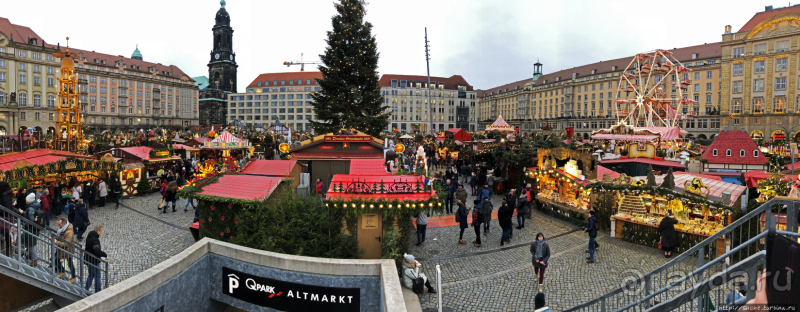 Striezelmarkts — одна из старейших рождественских ярмарок