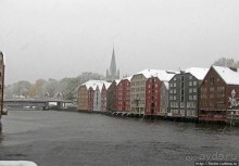Норвегия непредсказуемая. Октябрьские метели в Тронхейме