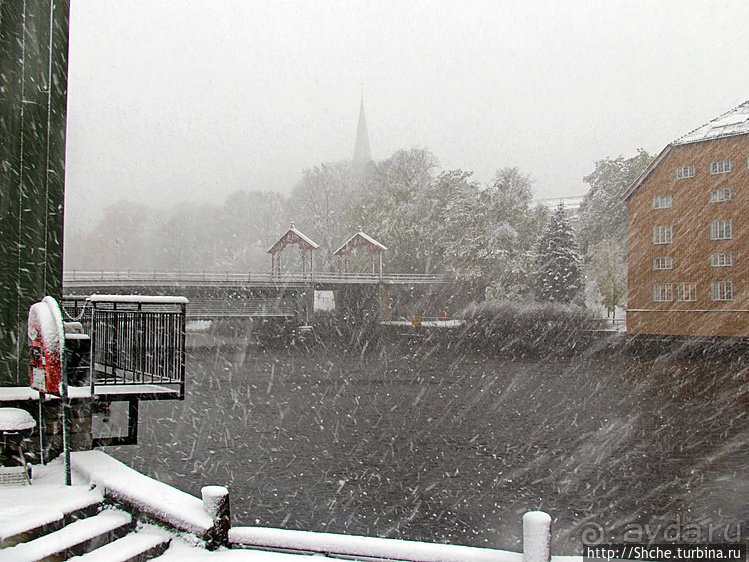 Норвегия непредсказуемая. Октябрьские метели в Тронхейме