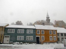 Норвегия непредсказуемая. Октябрьские метели в Тронхейме